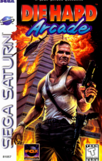 Die Hard Arcade Sega Saturn  box art