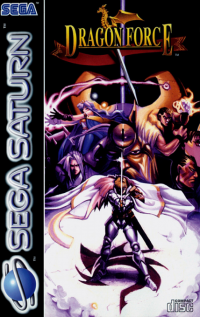 Dragon Force PAL Sega Saturn PAL box art
