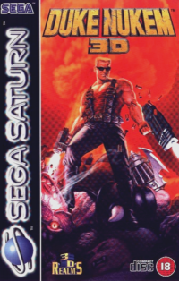 Duke Nukem 3D PAL Sega Saturn PAL box art