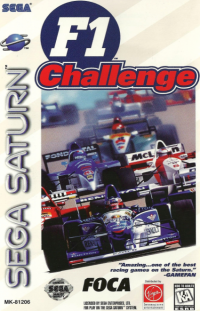 F1 Challenge Sega Saturn US box art
