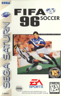 FIFA Soccer 96 Sega Saturn US box art