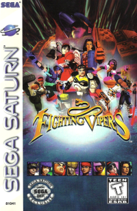 Fighting Vipers Sega Saturn  box art