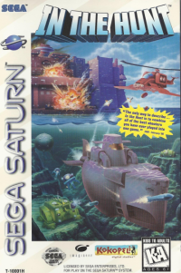 In the Hunt Sega Saturn US box art