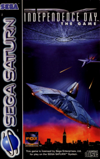 Independence Day PAL Sega Saturn PAL box art