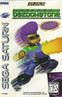 Johnny Bazookatone Sega Saturn US box art