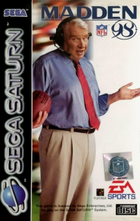 Madden NFL 98 PAL Sega Saturn PAL box art