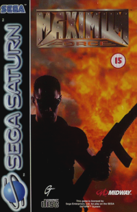 Maximum Force PAL Sega Saturn PAL box art