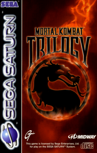 Mortal Kombat Trilogy PAL Sega Saturn PAL box art
