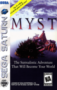 Myst Sega Saturn US box art