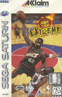 NBA Jam Extreme Sega Saturn  box art