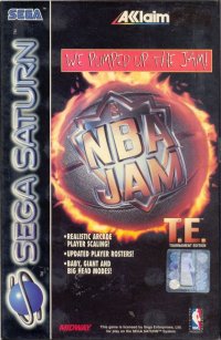 NBA Jam T.E. PAL Sega Saturn PAL box art