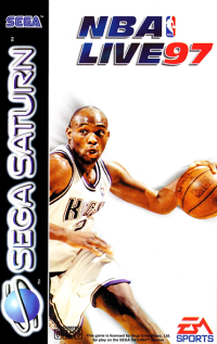 NBA Live '97 PAL Sega Saturn  box art