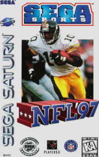 NFL 97 Sega Saturn  box art