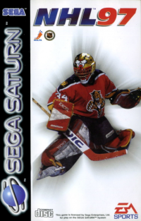 NHL '97 PAL Sega Saturn PAL box art