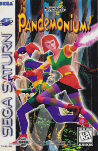 Pandemonium Sega Saturn US box art