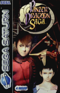 Panzer Dragoon Saga PAL Sega Saturn PAL box art
