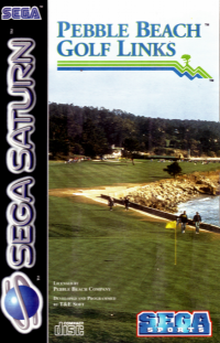 Pebble Beach Golf Links PAL Sega Saturn PAL box art