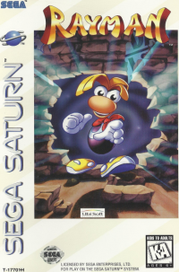 Rayman Sega Saturn  box art