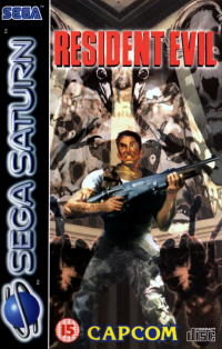 Resident Evil PAL Sega Saturn PAL box art