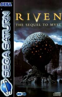 Riven: The Sequel to Myst PAL Sega Saturn PAL box art