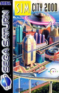 SimCity 2000 PAL Sega Saturn PAL box art
