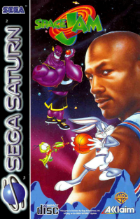 Space Jam PAL Sega Saturn  box art
