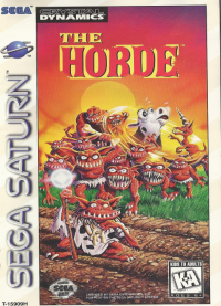 The Horde PAL Sega Saturn  box art