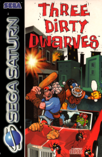 Three Dirty Dwarves PAL Sega Saturn PAL box art