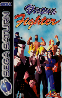 Virtua Fighter PAL Sega Saturn PAL box art