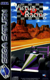 Virtua Racing PAL Sega Saturn PAL box art