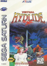 Virtual Hydlide Sega Saturn  box art