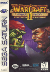 Warcraft II The Dark Saga Sega Saturn US box art