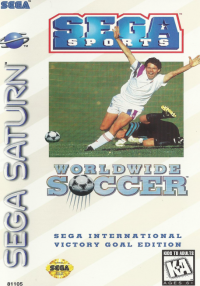 Worldwide Soccer Sega Saturn  box art