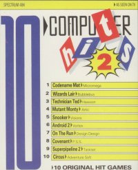 10 Computer Hits 2 ZX Spectrum US box art