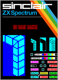 3D Game Maker ZX Spectrum US box art