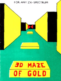 3D Maze of Gold ZX Spectrum US box art