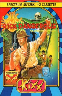 Rick Dangerous ZX Spectrum  box art