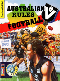 Australian Rules Football ZX Spectrum US box art