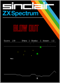 Blow Out ZX Spectrum US box art
