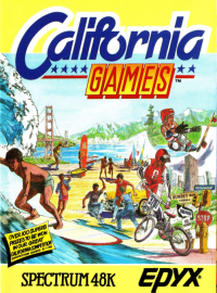 California Games ZX Spectrum US box art