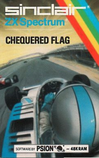 Chequered Flag ZX Spectrum US box art