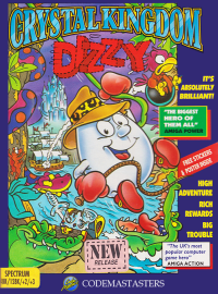 Crystal Kingdom Dizzy ZX Spectrum  box art