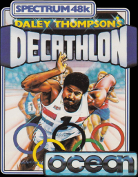 Daley Thompson's Decathlon ZX Spectrum US box art