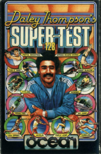 Daley Thompson's Super-Test ZX Spectrum US box art