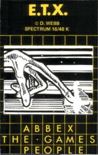 E.T.X ZX Spectrum US box art