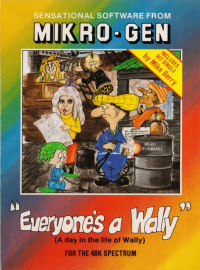 Everyone's A Wally ZX Spectrum US box art