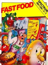 Fast Food ZX Spectrum US box art