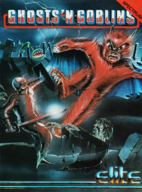 Ghosts 'n Goblins ZX Spectrum US box art
