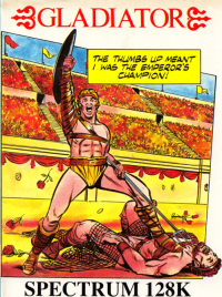 Gladiator ZX Spectrum US box art