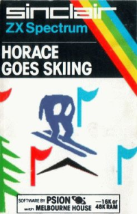 Horace Goes Skiing ZX Spectrum US box art